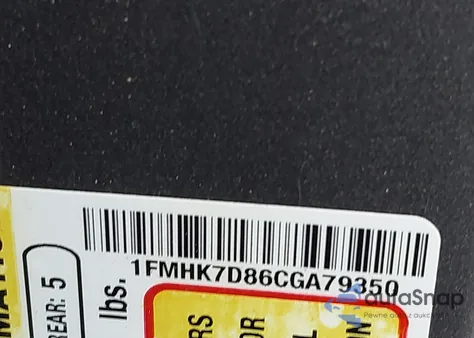 2012 Ford Explorer Xlt from USA, damaged, VIN 1FMHK7D86CGA79350